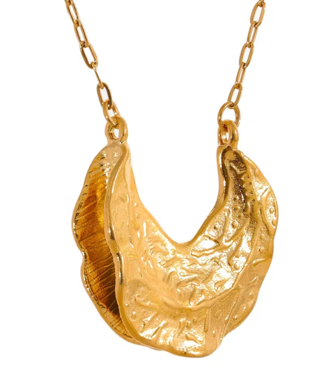Colar Feminino Dourado com Pingente Geométrico