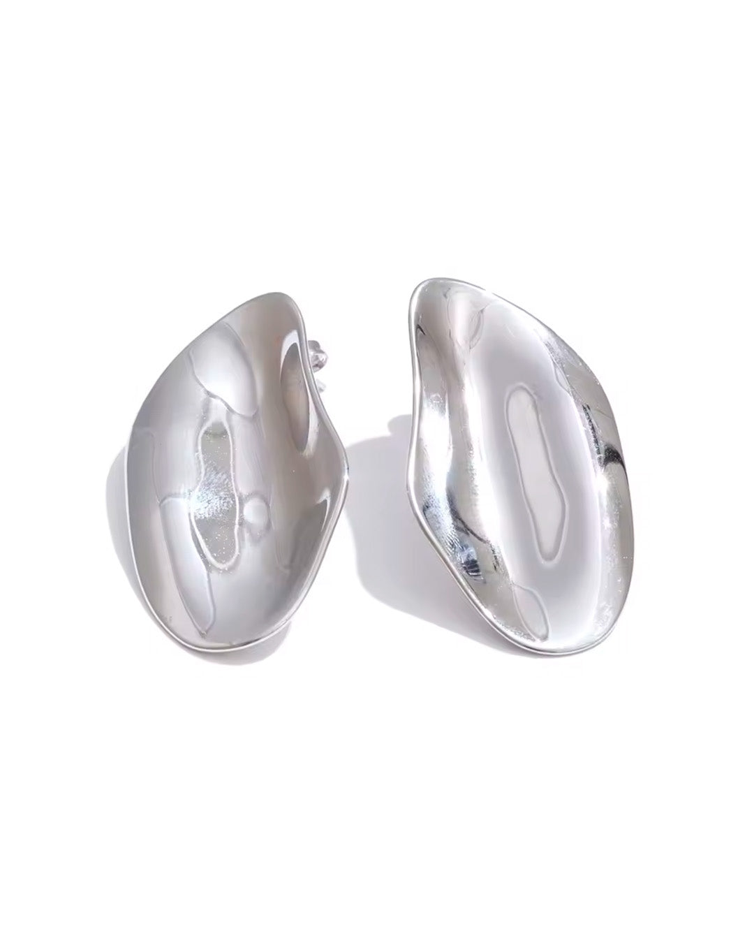 Brinco Feminino Dourado Elegante Design Orgânico