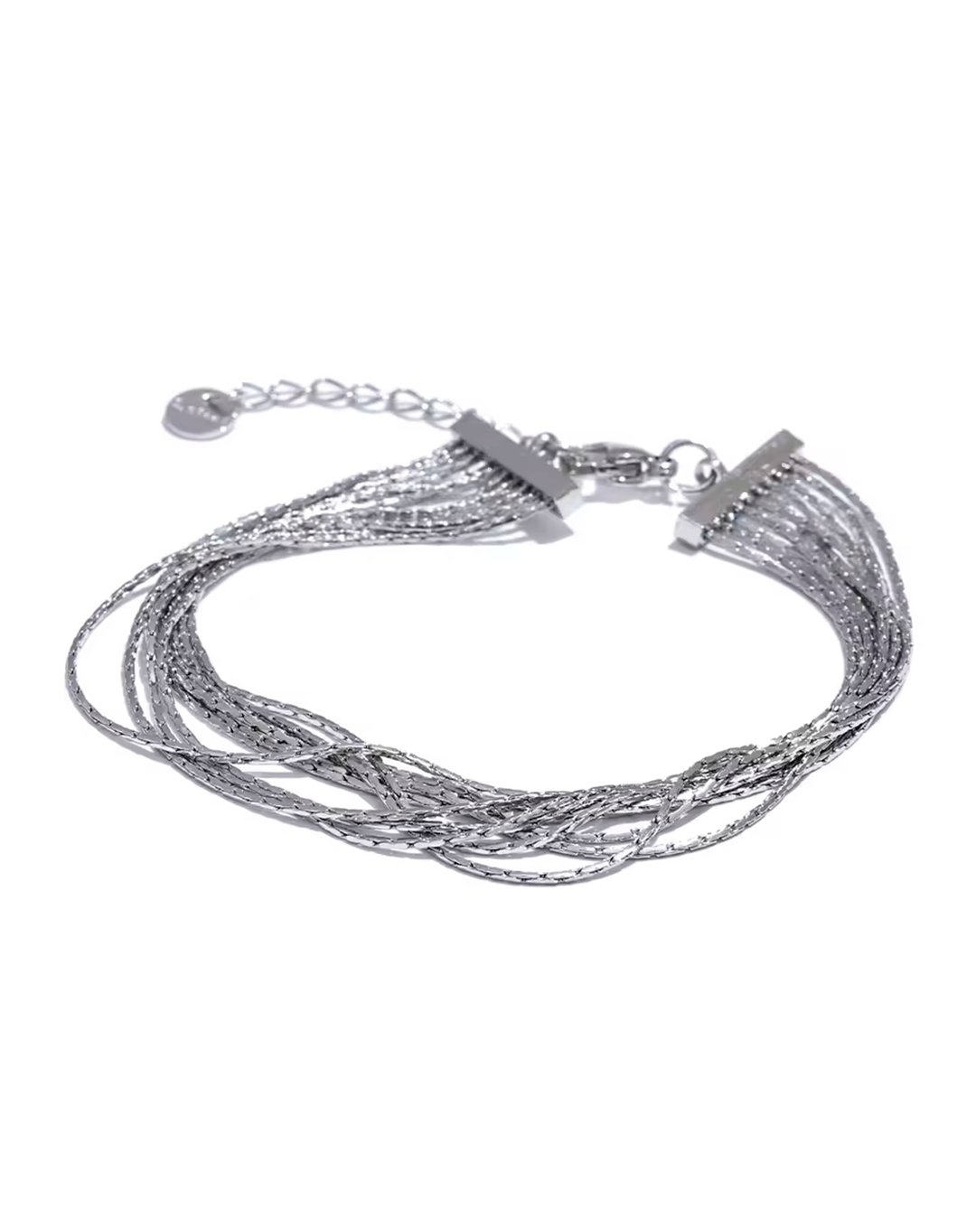 Pulseira Feminina Dourada Multicamadas Elegante